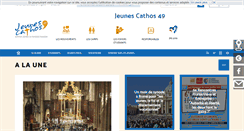 Desktop Screenshot of jeunescathos49.fr